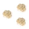 NOLITOY 3pcs Synthetic Tail Hair Extension Bun for Women Curly Wavy Hair Party Ball Gathering Bun Hairpieces view 1