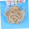 NOLITOY 3pcs Synthetic Tail Hair Extension Bun for Women Curly Wavy Hair Party Ball Gathering Bun Hairpieces view 3