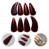 Abaodam Guzheng Finger Picks Set 8pcs Fake Nails Nail Covers Stringed Instrument Accessories view 3