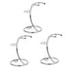 MAGICLULU 3pcs Shaving Holder Stand Stainless Steel and Brush Rack with Non- Base for Men Special Shaped Design for Various Shaving Tools Bathroom Decor and Prolongs Tool Life view 2