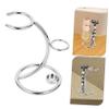 MAGICLULU 3pcs Shaving Holder Stand Stainless Steel and Brush Rack with Non- Base for Men Special Shaped Design for Various Shaving Tools Bathroom Decor and Prolongs Tool Life view 3