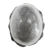 HAIR NATURE Mens Toupee, Human Hair Replacement Systems, 0.12mm Knotted Poly Skin Grey Hairpieces #1B65 view 2