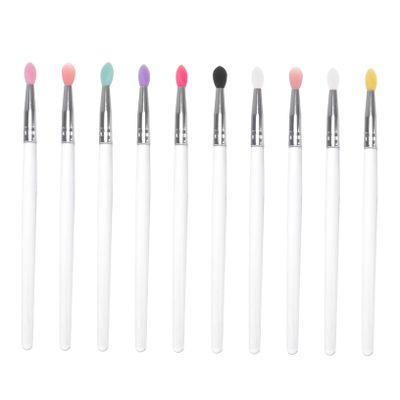 MAGICLULU 10pcs Women Makeup Brush Lightweight Eyeshadow and Lip Brushes with Transparent Handle for Eye Makeup and Daily Use for Travel and Everyday Applications