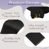 Full Shine Black Weft Hair Extensions Human Hair Full Head Sew in Human Hair Extensions view 3