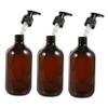 MAGICLULU 3pcs Bathroom Lotion Bottle Hand Soap Pump Dispenser Pet Shampoo Containers view 1