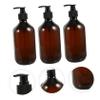 MAGICLULU 3pcs Bathroom Lotion Bottle Hand Soap Pump Dispenser Pet Shampoo Containers view 4