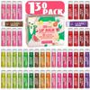 130 Pack Natural Lip Balm Bulk with Vitamin E and Coconut Oil Valentine's Choice Gift - Moisturizing, Soothing, and Repairing Dry and Chapped Lips - 10 Flavors - Non-GMO view 1