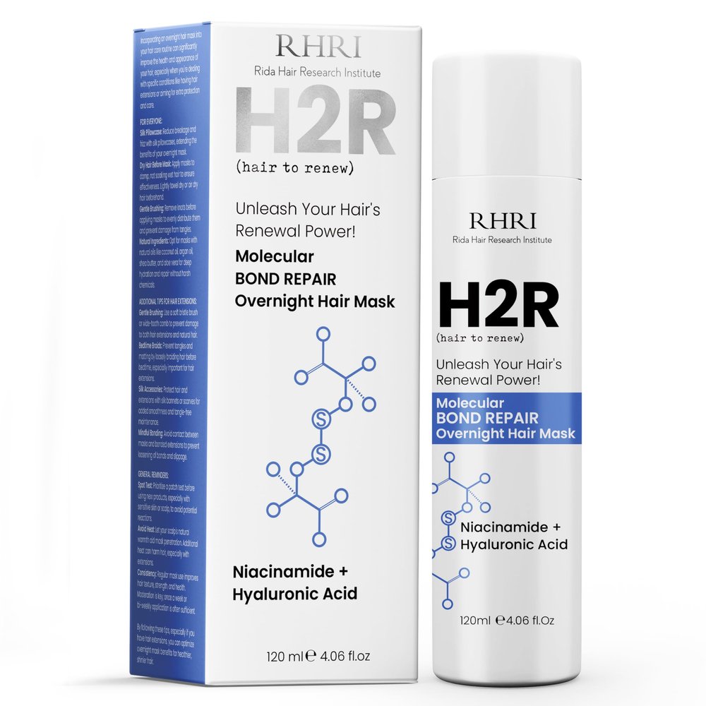 Hair Mask for Damaged Hair Bond Repair Treatment for Dry Ends & Growth | Overnight Deep Conditioner for Breakage Repair | Hydrating Formula for All Hair Types, Curly & Color-Treated
