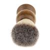 NinthAvenue Basics Premium Wooden Shaving Brush Set with Stainless Steel Holder view 4