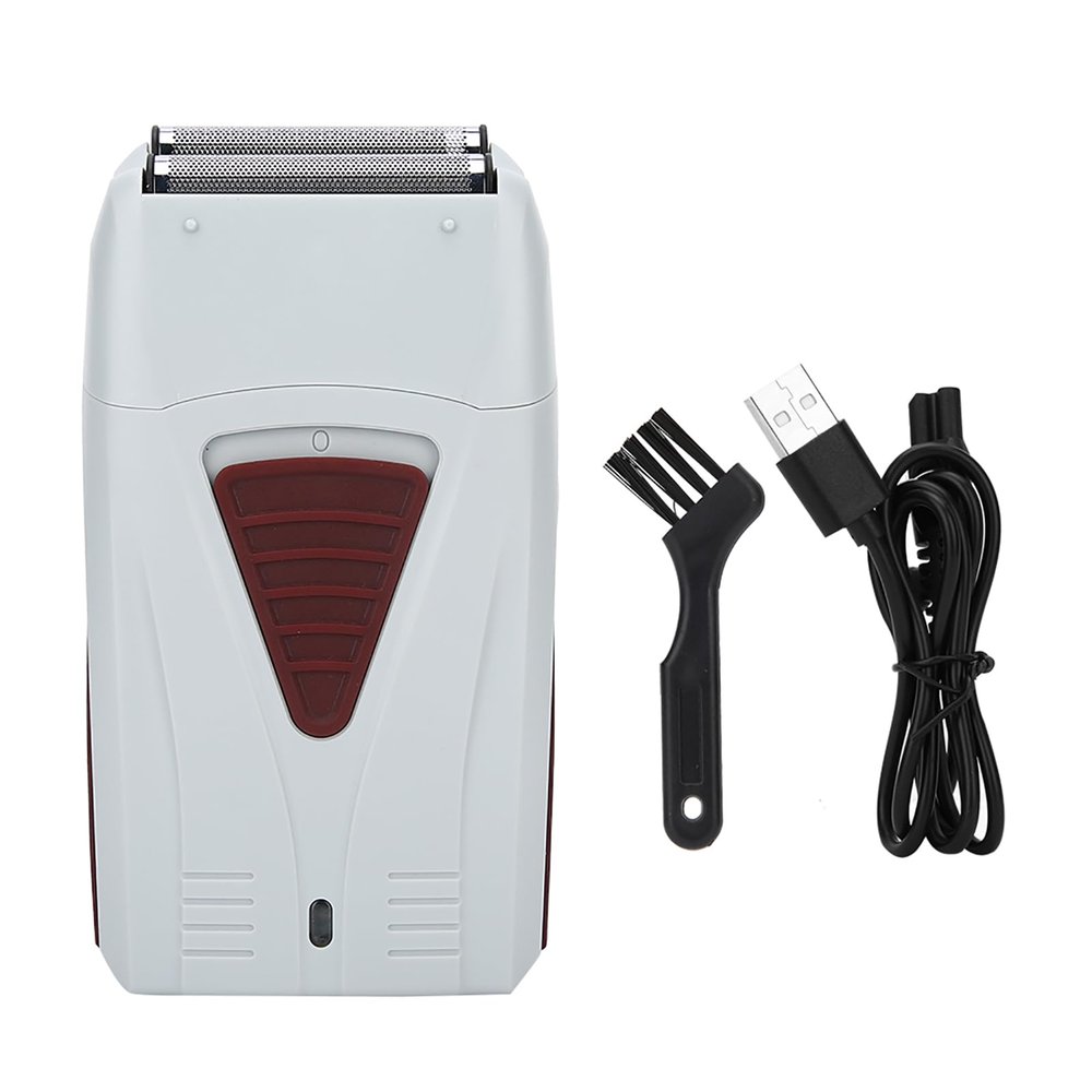 QANYEGN Electric Shaver, Rechargeable, Foil Head, White, Men's Grooming, Men, Busy Professionals, Frequent Travelers