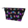WOEZKEX purple galaxy trippy space astronauts Makeup Bag Zipper Pouch Travel Cosmetic Organizer For Women view 3