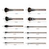 Makeup Brush Set with Single Loose Powder and Large Foundation Brush Beauty Tools (Color : A, Size : One Size) view 2