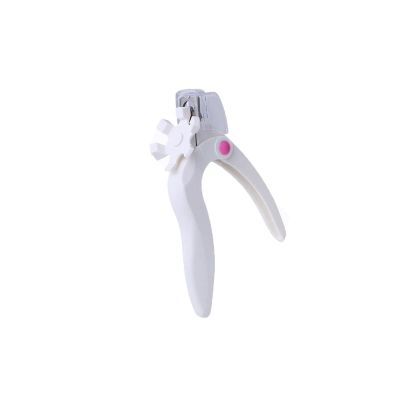 Ingrown Toenail Professional Nail Art Clipper Special Type U Word False Tips Edge Cutters Manicure Colorful Stainless Steel Nail Art Tools (Color : White)