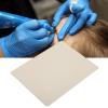 10PCS Eyebrow Practice Skin, Semi Permanent Rubber Microblading Practice Skin Inkless Tattoo Practice Skin Tattooing Supplies Fake Skin for Tattoo view 4