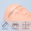 200PCS Disposable Eyebrow Stencil, Transparent Adhesive Mapping Stickers for Microblading Eyebrow Drawing Guide Template with Clear Scale for Makeup view 3