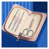 4 in 1 Eyebrow Trimming Tool Face Care Set Stainless Steel Makeup Dead Skin Push Manicure Tools view 1