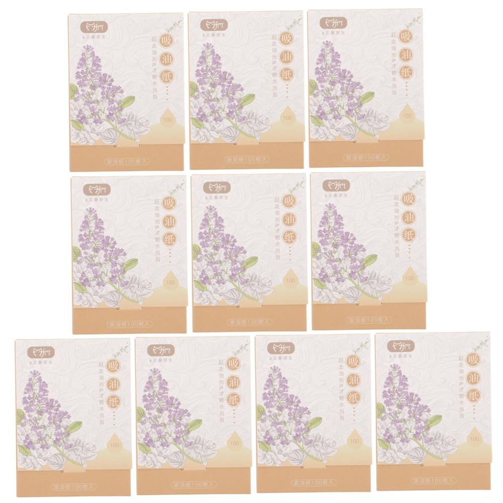 Mikinona Oil Control Surface Paper of Face Oil Wipes Blotting Thin Paper for Random Color