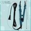 Zhehao Professional Hair Extensions Tool with Fusion Heat Iron Connector Wand, US Plug, 2 Bags Keratin Glue Granule Beads, C Head (Green) view 2