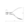 Ingrown Toenail Professional Stainless Steel Cuticle Nail Nipper Clipper Trim Plier Cutter Beauty Nail Tools Nail Art Manicure Pedicure Care view 3