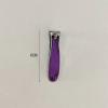 Ingrown Toenail Travel Purple Nail Scissors for Nails Professional Cuticle Clipper Carbon Steel Fingernail Gift view 3