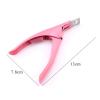 Ingrown Toenail Manicure Phototherapy Nail U-Shaped One-Word Manicure Tool Crystal Fake Nail Nail Piece Tool (Color : Gold) view 4