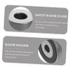 Mikinona 2pcs Men Safety Razor Stand Aluminum Material Razor Storage Holder for Bathroom view 3