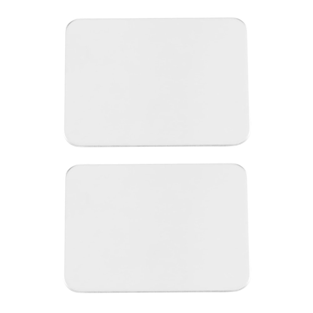 Baglaum 2X Salon Manicure Finger Ring Color Palette Make Up Cream Foundation Mixing Palette Stainless Steel Plate