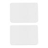 Baglaum 2X Salon Manicure Finger Ring Color Palette Make Up Cream Foundation Mixing Palette Stainless Steel Plate view 1