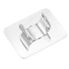 Baglaum 2X Salon Manicure Finger Ring Color Palette Make Up Cream Foundation Mixing Palette Stainless Steel Plate view 2
