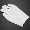 Baglaum 24 Pairs 100% Cotton White Moisturising Lining Glove Health Music Work view 2