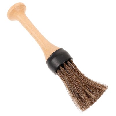 FRCOLOR Barber Neck Duster Brush Handle Portable Hair Salon Cleaning Tool for Removing Loose Hair from Neck and Face for Professional and Home Use