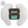 HartFelt Beauty Box Bundle with Exfoliation Foot Scrub and Delicate Skin Wool Sea Sponge, Shower Sponges for Women & Men, Shower Scrubber Gift Box view 2