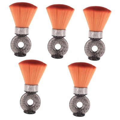 FRCOLOR 5pcs Beard Brush for Men Hair Cutting Cleaning Brush Neck Duster Efficiently Removes Hair Debris for Grooming Shaving Soft Bristles Handle