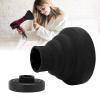 Universal Hair Dryer Diffuser, Silicone Material Hair Diffuser, Attachment for Hair Dryer with Diameter of 1.6-2in (Black) view 3