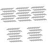 FRCOLOR 500pcs Essential Eyebrow Brush Tool Micro Brushes for Lash and Brow Lamination Portable Beauty Kit for Go view 1