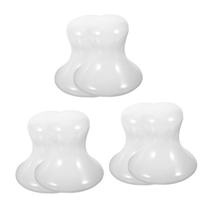 FOMIYES 6pcs Mushroom Shaped Jade Massage Gua Scraping Tool for Facial Relaxation Body Care and Beauty Treatments for Spa and Home Use