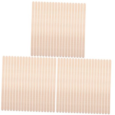 Ipetboom 3sets -one Hair Removal Waxing Kit Wooden Sticks Spatula for Safe Spa 100pcs*3