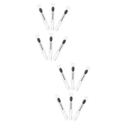 Ipetboom 12pcs Silicone Facial Brush Bulk Makeup Brushes for Eyeshadow Non-stick Applicator Sponge