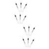 Ipetboom 12pcs Silicone Facial Brush Bulk Makeup Brushes for Eyeshadow Non-stick Applicator Sponge view 1
