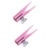 Ipetboom 2pcs Student Pencil Sharpener Lightweight Makeup Pencil Sharpeners Eyebrow Lip Metal Portable view 1