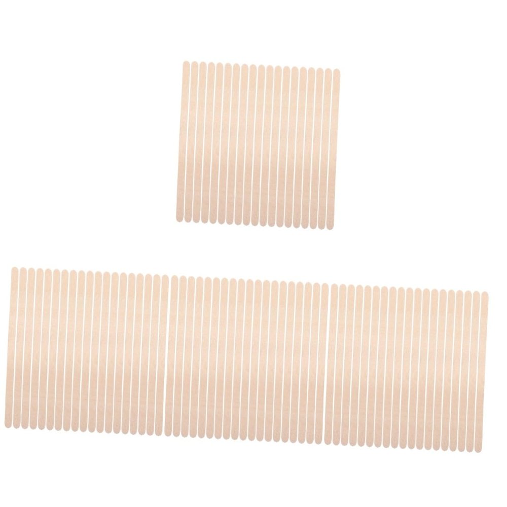 Ipetboom 400pcs Wooden Waxing Spatula Sticks for Hair Removal Thick Round Edge Design Versatile Applicators for Waxing Eyebrow Shaping Care