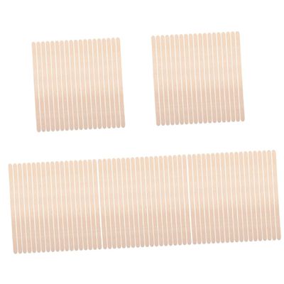 Ipetboom 500pcs Wooden Sticks for Hair Removal Non-stick Waxing Applicators Round Edges for Comfortable Use for Eyebrow Shaping Waxing