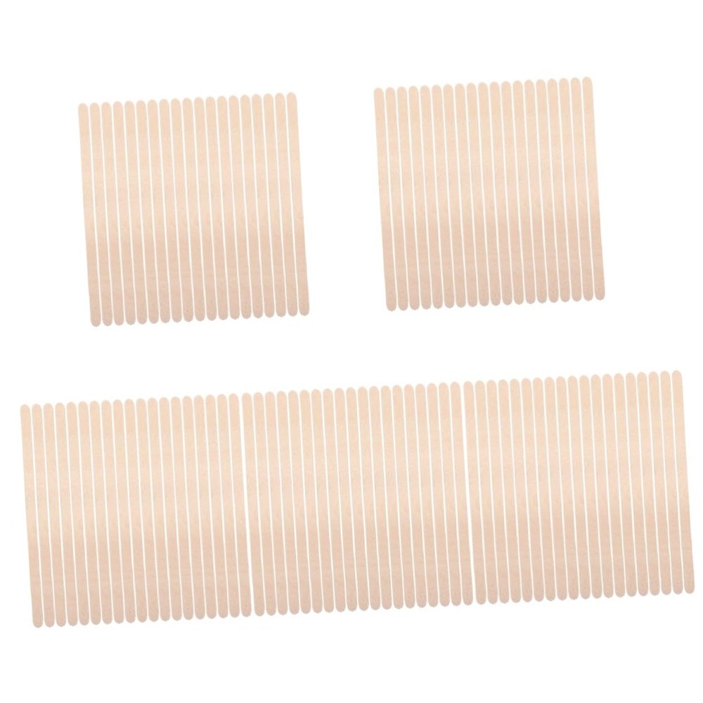 Ipetboom 500pcs Wooden Sticks for Hair Removal Non-stick Waxing Applicators Round Edges for Comfortable Use for Eyebrow Shaping Waxing