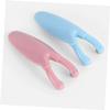FRCOLOR 3pcs Electric Nose Massager Face Massage Tool Nose Scraper Handheld Face Roller Shaped Scraping Massager Portable Beauty Tool view 3