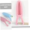 FRCOLOR 3pcs Electric Nose Massager Face Massage Tool Nose Scraper Handheld Face Roller Shaped Scraping Massager Portable Beauty Tool view 4