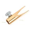Ipetboom 3pcs Eyebrow Pencil Sharpener Metal Manual Sharpener Dual U-Shaped Slots for Women for Makeup and Eyeliner Pencils Compact and Design view 3