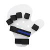 ulafbwur Abs Material Finger Splint One-piece Molding for Trigger Multi Brace Middle Index Pinky Ring Fingers Hand with Support Straightening Broken Left Hand L view 1