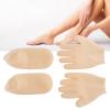 Jauarta Moisturizing Gel Gloves Socks Silicone Exfoliation Hydrating Gel Gloves Sock for Foot Care Skin Color view 3