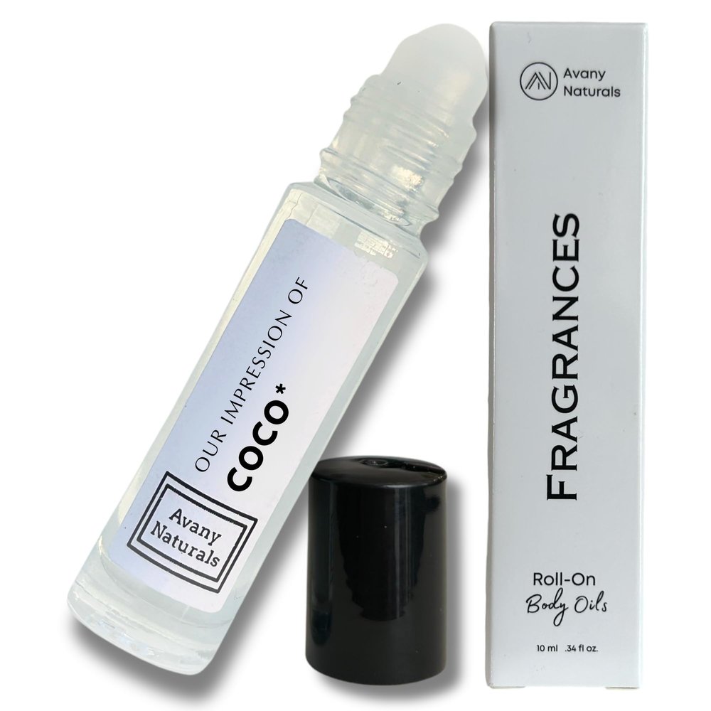Avany Naturals Pheromone Oil Perfume For Women - Small Fragrance Body Oil - Travel Size Toiletries Vacation Essentials (CocoChanel Inspired)
