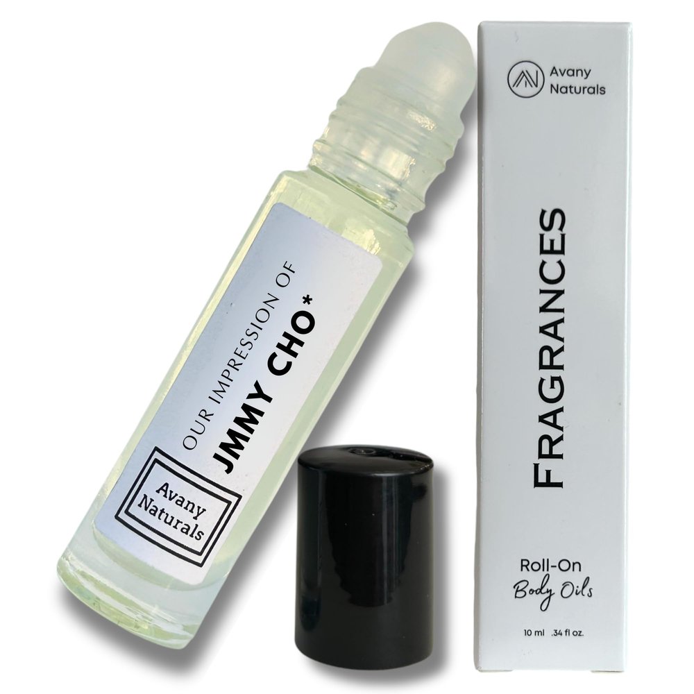 Avany Naturals Oil Perfume For Women - Small Roll on Fragrance Body Oil - Travel Size Toiletries Vacation Essentials 1/3 oz